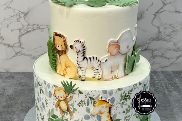 Baby Shower Cake- Safari Theme