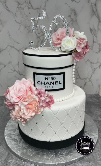 Chanel Theme Customized Cake . Chanel Cake Smash . Candy Bar Chanel Birthday,  Chanel Birthday Party . Baku, Azerbaijan . 24.01. Editorial Stock Image -  Image of colorful, icing: 178071444