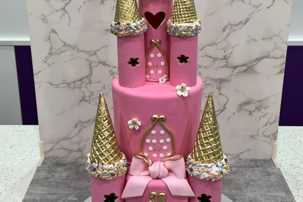 Castle Cake Pink